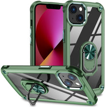 Load image into Gallery viewer, TPU + PC Lens Protection Phone Case with Ring Holder, For iPhone 11, For iPhone 11 Pro, For iPhone 11 Pro Max, For iPhone XS / X, For iPhone XS Max, For iPhone XR, For iPhone 12 / 12 Pro, For iPhone 12 Pro Max