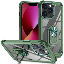 Load image into Gallery viewer, TPU + PC Lens Protection Phone Case with Ring Holder, For iPhone 11, For iPhone 11 Pro, For iPhone 11 Pro Max, For iPhone XS / X, For iPhone XS Max, For iPhone XR, For iPhone 12 / 12 Pro, For iPhone 12 Pro Max
