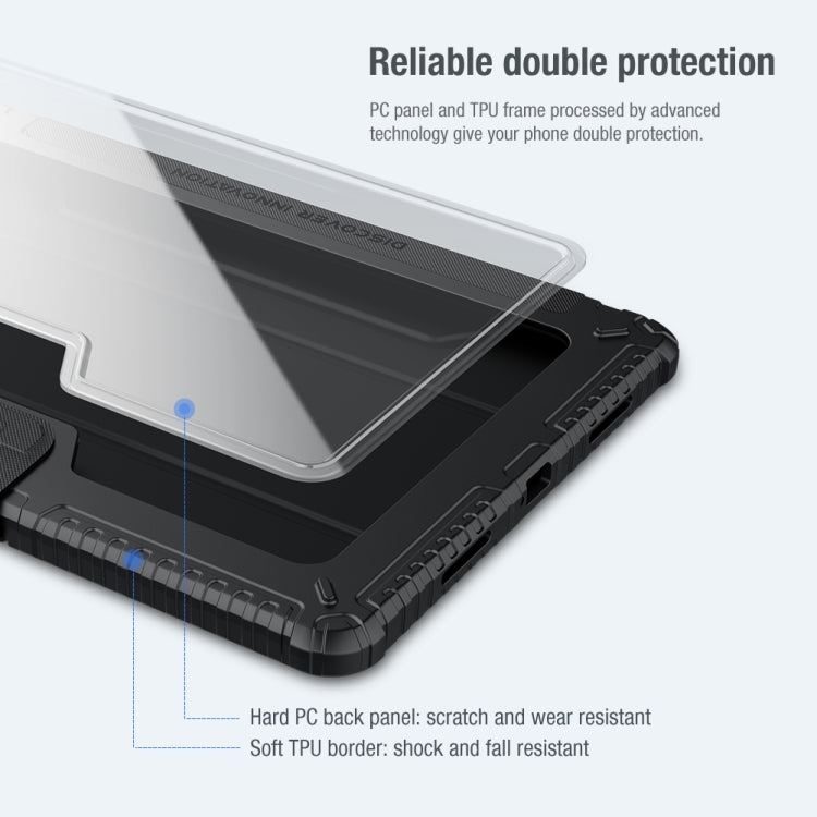 NILLKIN Bumper Pro Leather Tablet Case with Pen Slot & Sleep / Wake-up Function, For Xiaomi Pad 5 Pro
