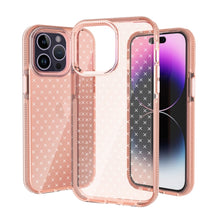 Load image into Gallery viewer, Grid Pattern Transparent TPU Phone Case, For iPhone 14, For iPhone 14 Plus, For iPhone 14 Pro, For iPhone 14 Pro Max