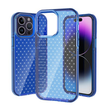 Load image into Gallery viewer, Grid Pattern Transparent TPU Phone Case, For iPhone 14, For iPhone 14 Plus, For iPhone 14 Pro, For iPhone 14 Pro Max