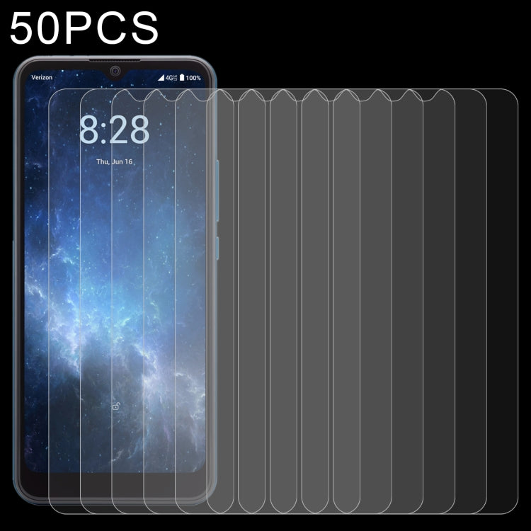 50pcs 0.26mm 9H 2.5D Tempered Glass Film, For Honor 80 / 80 SE(50 PCS), For Honor 80 Pro(50 PCS), For Cricket Debut Smart (50 PCS), For TCL 405 (50 PCS), For Sharp Rouvo V (50 PCS)