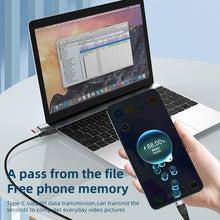 Load image into Gallery viewer, ADC-008 66W USB to USB-C/Type-C + 8 Pin + Micro USB 3 in 1 Fully Compatible Fast Charge Data Cable, 1.2m, 2m