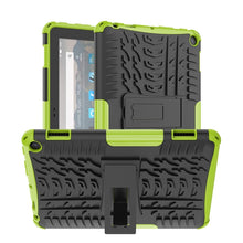Load image into Gallery viewer, Tire Texture TPU + PC Tablet Case with Holder, For iPad 10th Gen 10.9 2022, For Amazon Kindle Fire HD 8 2022