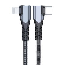 Load image into Gallery viewer, ADC-009 20W USB-C/Type-C to 8 Pin Double Elbow Data Cable, 0.4m, 1m, 2m