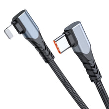Load image into Gallery viewer, ADC-009 20W USB-C/Type-C to 8 Pin Double Elbow Data Cable, 0.4m, 1m, 2m