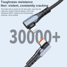Load image into Gallery viewer, ADC-009 20W USB-C/Type-C to 8 Pin Double Elbow Data Cable, 0.4m, 1m, 2m