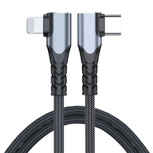 Load image into Gallery viewer, ADC-009 20W USB-C/Type-C to 8 Pin Double Elbow Data Cable, 0.4m, 1m, 2m