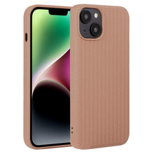 Load image into Gallery viewer, Weave Texture Silicone Phone Case, For iPhone 14, For iPhone 14 Plus, For iPhone 14 Pro, For iPhone 14 Pro Max, For iPhone 13