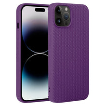 Load image into Gallery viewer, Weave Texture Silicone Phone Case, For iPhone 14, For iPhone 14 Plus, For iPhone 14 Pro, For iPhone 14 Pro Max, For iPhone 13