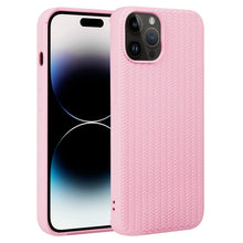 Load image into Gallery viewer, Weave Texture Silicone Phone Case, For iPhone 14, For iPhone 14 Plus, For iPhone 14 Pro, For iPhone 14 Pro Max, For iPhone 13