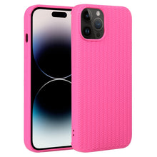 Load image into Gallery viewer, Weave Texture Silicone Phone Case, For iPhone 14, For iPhone 14 Plus, For iPhone 14 Pro, For iPhone 14 Pro Max, For iPhone 13