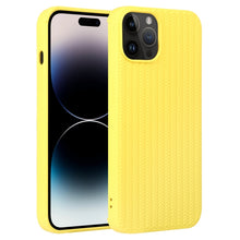 Load image into Gallery viewer, Weave Texture Silicone Phone Case, For iPhone 14, For iPhone 14 Plus, For iPhone 14 Pro, For iPhone 14 Pro Max, For iPhone 13