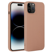 Load image into Gallery viewer, Weave Texture Silicone Phone Case, For iPhone 14, For iPhone 14 Plus, For iPhone 14 Pro, For iPhone 14 Pro Max, For iPhone 13