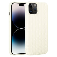 Load image into Gallery viewer, Weave Texture Silicone Phone Case, For iPhone 14, For iPhone 14 Plus, For iPhone 14 Pro, For iPhone 14 Pro Max, For iPhone 13