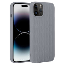 Load image into Gallery viewer, Weave Texture Silicone Phone Case, For iPhone 14, For iPhone 14 Plus, For iPhone 14 Pro, For iPhone 14 Pro Max, For iPhone 13