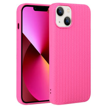 Load image into Gallery viewer, Weave Texture Silicone Phone Case, For iPhone 14, For iPhone 14 Plus, For iPhone 14 Pro, For iPhone 14 Pro Max, For iPhone 13