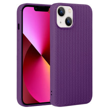 Load image into Gallery viewer, Weave Texture Silicone Phone Case, For iPhone 14, For iPhone 14 Plus, For iPhone 14 Pro, For iPhone 14 Pro Max, For iPhone 13