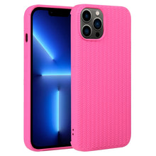 Load image into Gallery viewer, Weave Texture Silicone Phone Case, For iPhone 13 Pro, For iPhone 13 Pro Max, For iPhone 12, For iPhone 12 Pro, For iPhone 12 Pro Max