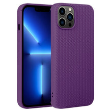 Load image into Gallery viewer, Weave Texture Silicone Phone Case, For iPhone 13 Pro, For iPhone 13 Pro Max, For iPhone 12, For iPhone 12 Pro, For iPhone 12 Pro Max