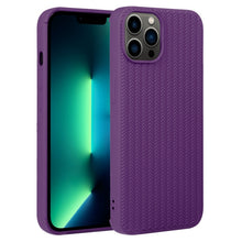 Load image into Gallery viewer, Weave Texture Silicone Phone Case, For iPhone 13 Pro, For iPhone 13 Pro Max, For iPhone 12, For iPhone 12 Pro, For iPhone 12 Pro Max