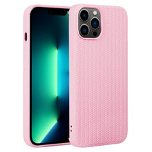 Load image into Gallery viewer, Weave Texture Silicone Phone Case, For iPhone 13 Pro, For iPhone 13 Pro Max, For iPhone 12, For iPhone 12 Pro, For iPhone 12 Pro Max