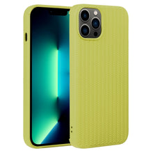 Load image into Gallery viewer, Weave Texture Silicone Phone Case, For iPhone 13 Pro, For iPhone 13 Pro Max, For iPhone 12, For iPhone 12 Pro, For iPhone 12 Pro Max