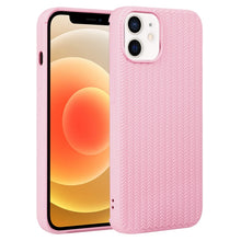 Load image into Gallery viewer, Weave Texture Silicone Phone Case, For iPhone 13 Pro, For iPhone 13 Pro Max, For iPhone 12, For iPhone 12 Pro, For iPhone 12 Pro Max