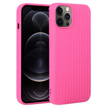 Load image into Gallery viewer, Weave Texture Silicone Phone Case, For iPhone 13 Pro, For iPhone 13 Pro Max, For iPhone 12, For iPhone 12 Pro, For iPhone 12 Pro Max