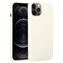 Load image into Gallery viewer, Weave Texture Silicone Phone Case, For iPhone 13 Pro, For iPhone 13 Pro Max, For iPhone 12, For iPhone 12 Pro, For iPhone 12 Pro Max