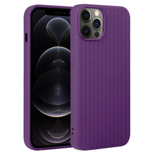 Load image into Gallery viewer, Weave Texture Silicone Phone Case, For iPhone 13 Pro, For iPhone 13 Pro Max, For iPhone 12, For iPhone 12 Pro, For iPhone 12 Pro Max