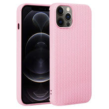 Load image into Gallery viewer, Weave Texture Silicone Phone Case, For iPhone 13 Pro, For iPhone 13 Pro Max, For iPhone 12, For iPhone 12 Pro, For iPhone 12 Pro Max