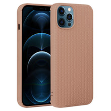 Load image into Gallery viewer, Weave Texture Silicone Phone Case, For iPhone 13 Pro, For iPhone 13 Pro Max, For iPhone 12, For iPhone 12 Pro, For iPhone 12 Pro Max