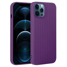 Load image into Gallery viewer, Weave Texture Silicone Phone Case, For iPhone 13 Pro, For iPhone 13 Pro Max, For iPhone 12, For iPhone 12 Pro, For iPhone 12 Pro Max