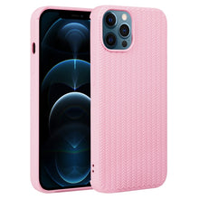 Load image into Gallery viewer, Weave Texture Silicone Phone Case, For iPhone 13 Pro, For iPhone 13 Pro Max, For iPhone 12, For iPhone 12 Pro, For iPhone 12 Pro Max
