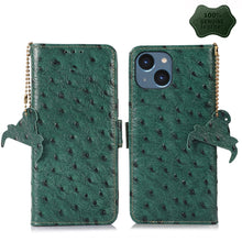 Load image into Gallery viewer, Ostrich Pattern Genuine Leather RFID Phone Case, For iPhone 15 Pro Max, For iPhone 15 Pro, For iPhone 15 Plus, For iPhone 15, For iPhone 14 Plus, For iPhone 14, For iPhone 14 Pro, For iPhone 14 Pro Max
