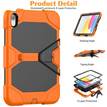 Load image into Gallery viewer, Rugged Silicone Hard PC Tablet Case with Holder, For iPad 10th Gen 10.9 2022