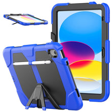 Load image into Gallery viewer, Rugged Silicone Hard PC Tablet Case with Holder, For iPad 10th Gen 10.9 2022