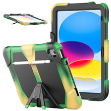 Load image into Gallery viewer, Rugged Silicone Hard PC Tablet Case with Holder, For iPad 10th Gen 10.9 2022