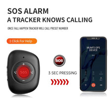 Load image into Gallery viewer, RF-V50 IP67 Waterproof 4G LTE 3G 2G GSM Elderly SOS Button Emergency Alarm GPS Tracker, RF-V50 (Black), RF-V50 (Red)