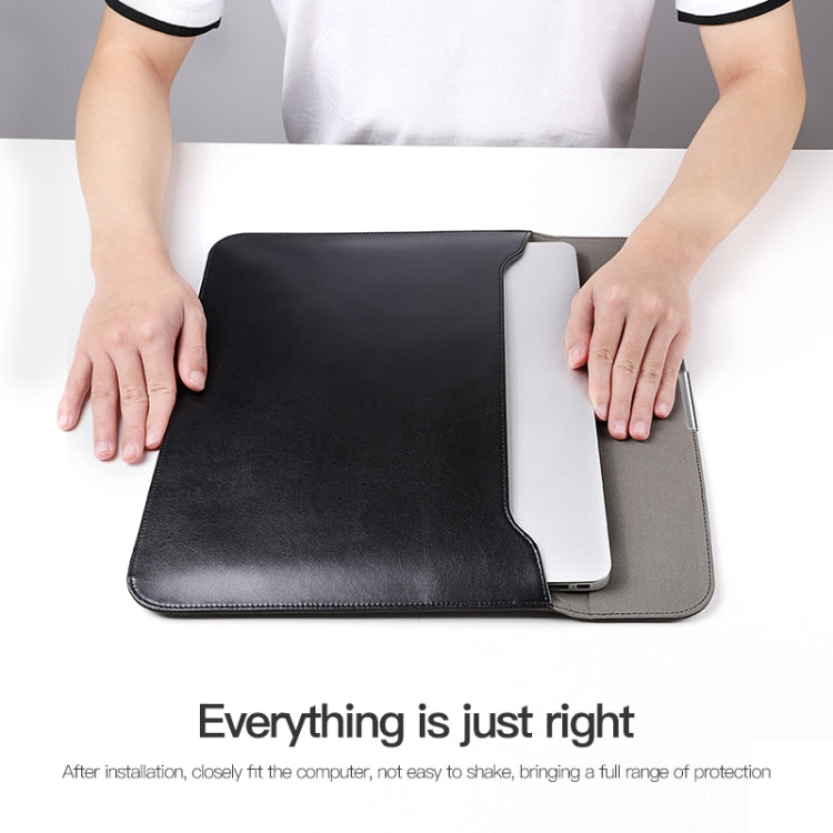 Ultra-thin PU Leather Laptop Sleeve, For 13.3 / 13.6 / 14 inch Laptop, For 15 / 15.4 / 16 inch Laptop