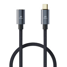 Load image into Gallery viewer, USB4.0 40Gbps Type-C Male to Female Extension Cable, 0.3m, 0.5m, 0.8m, 1m