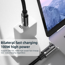 Load image into Gallery viewer, 100W Type-C to Type-C Thunderbolt 4 Full-function Data Cable, 0.3m, 0.5m, 0.8m, 1m