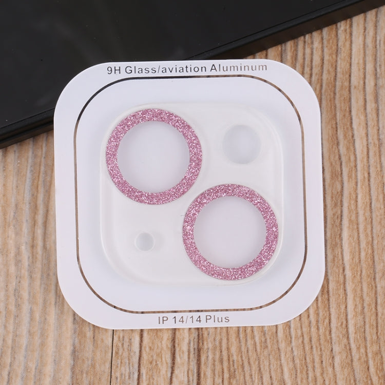 Tempered Glass Glitter CD Texture Back Camera Film, For iPhone 14 / 14 Plus (1 PC), For iPhone 14 Pro Max / 14 Pro (1 PC)
