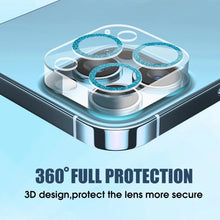 Load image into Gallery viewer, Tempered Glass Glitter CD Texture Back Camera Film, For iPhone 14 / 14 Plus (1 PC), For iPhone 14 Pro Max / 14 Pro (1 PC)