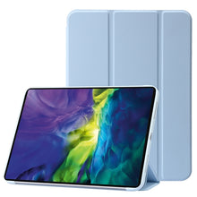 Load image into Gallery viewer, Three-folding Holder Honeycomb Silicone + PU Smart Leather Tablet Case, For iPad 10th Gen 10.9 2022