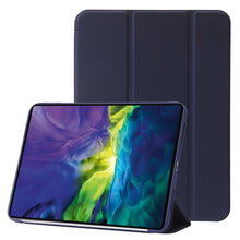 Load image into Gallery viewer, Three-folding Holder Honeycomb Silicone + PU Smart Leather Tablet Case, For iPad 10th Gen 10.9 2022