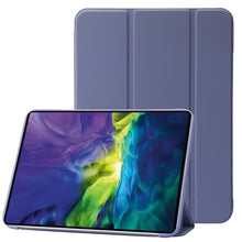 Load image into Gallery viewer, Three-folding Holder Honeycomb Silicone + PU Smart Leather Tablet Case, For iPad 10th Gen 10.9 2022
