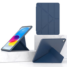 Load image into Gallery viewer, Multi-folding TPU Leather Smart Tablet Case, For iPad 10th Gen 10.9 2022