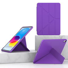 Load image into Gallery viewer, Multi-folding TPU Leather Smart Tablet Case, For iPad 10th Gen 10.9 2022